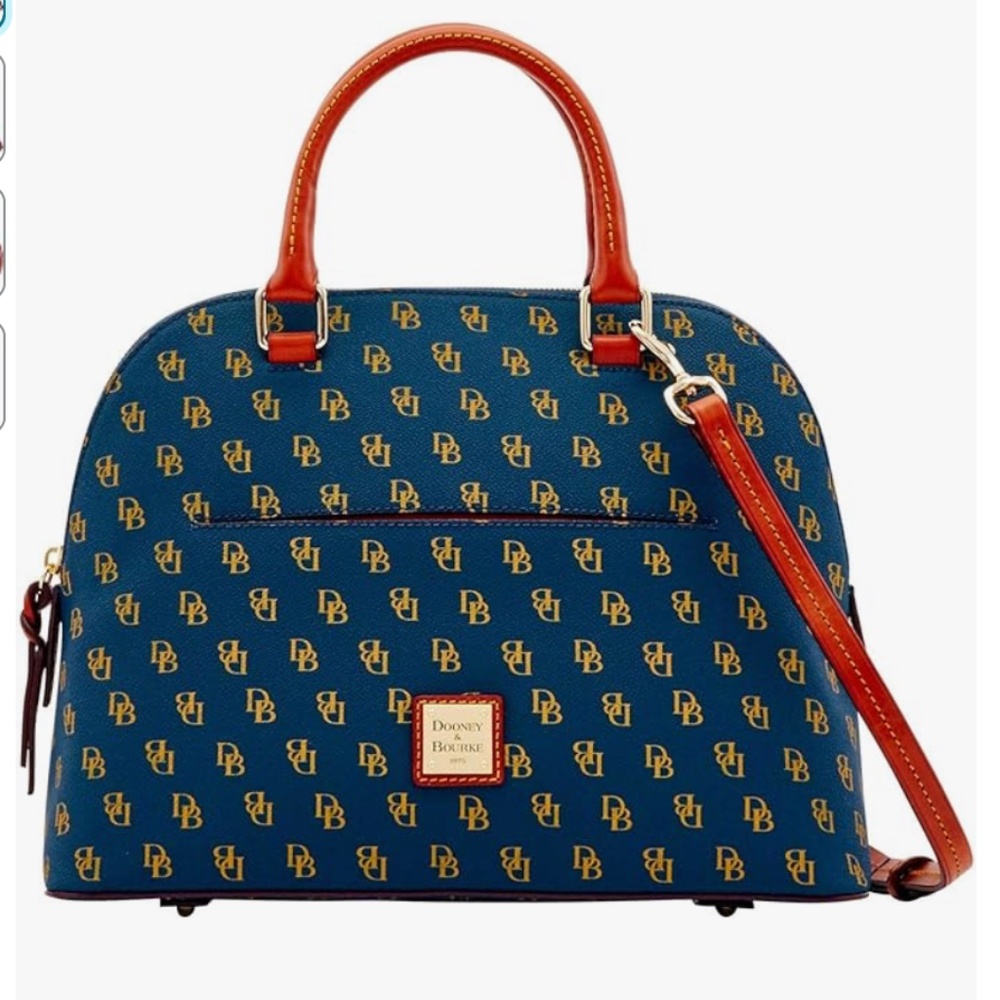 ✨NEW✨Dooney & Bourke GRETTA CARTER Satchel - NAVY